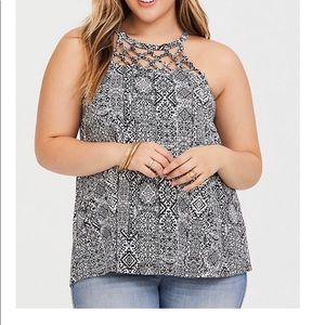 Torrid Soft Ikat Strappy Tank